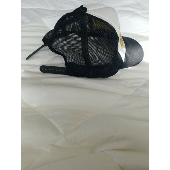 ROCKSTAR Energy Drink Adult Snapback Trucker Mesh Hat Surf Skate Black White - Picture 6 of 12